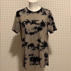 RVCA bleached/ tie-dye tee